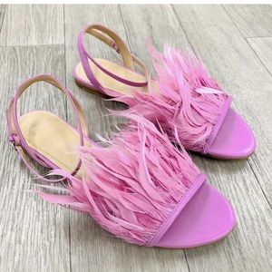 PLV Layla Feathered Sandals
